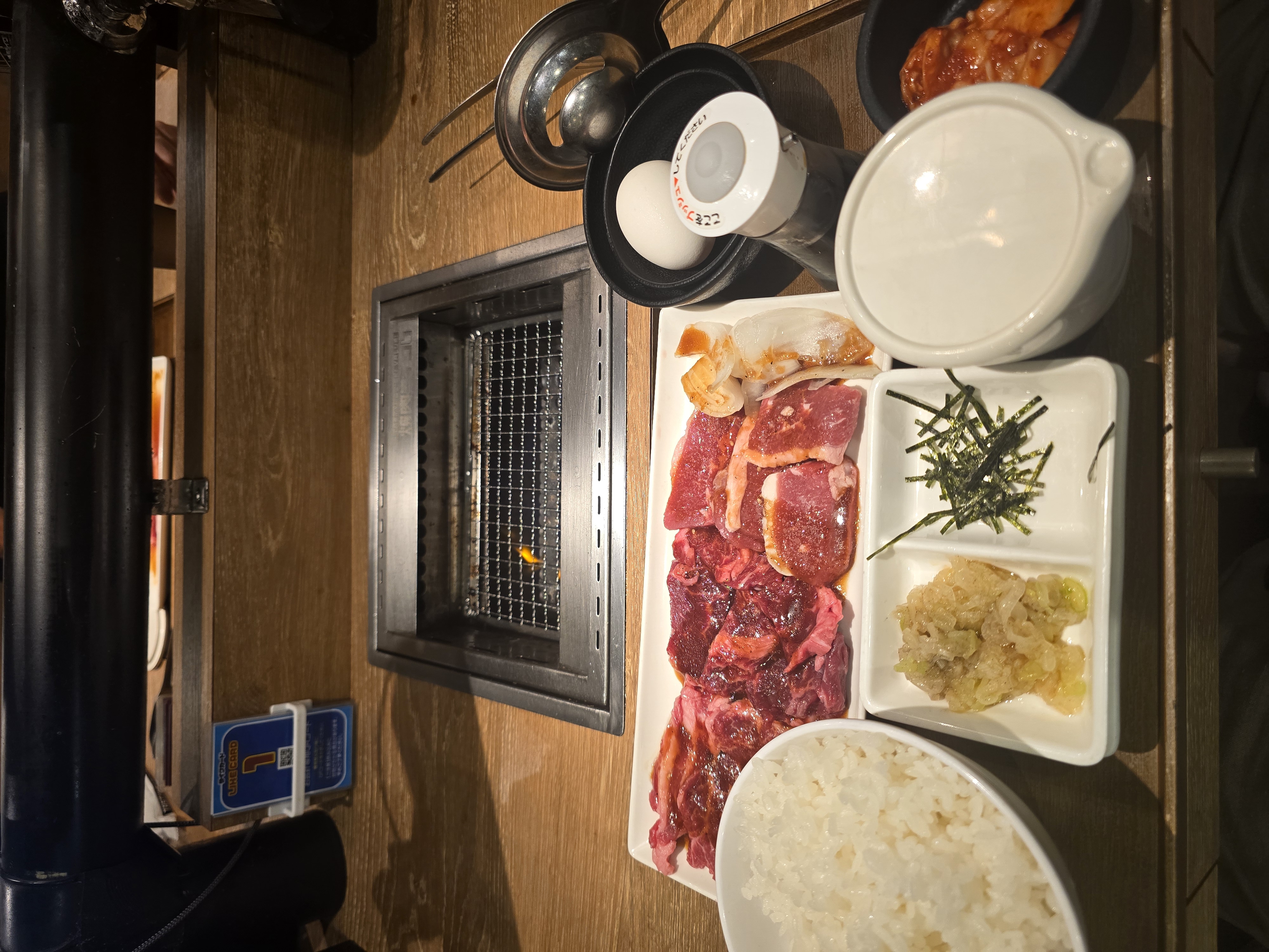 Single seat yakiniku