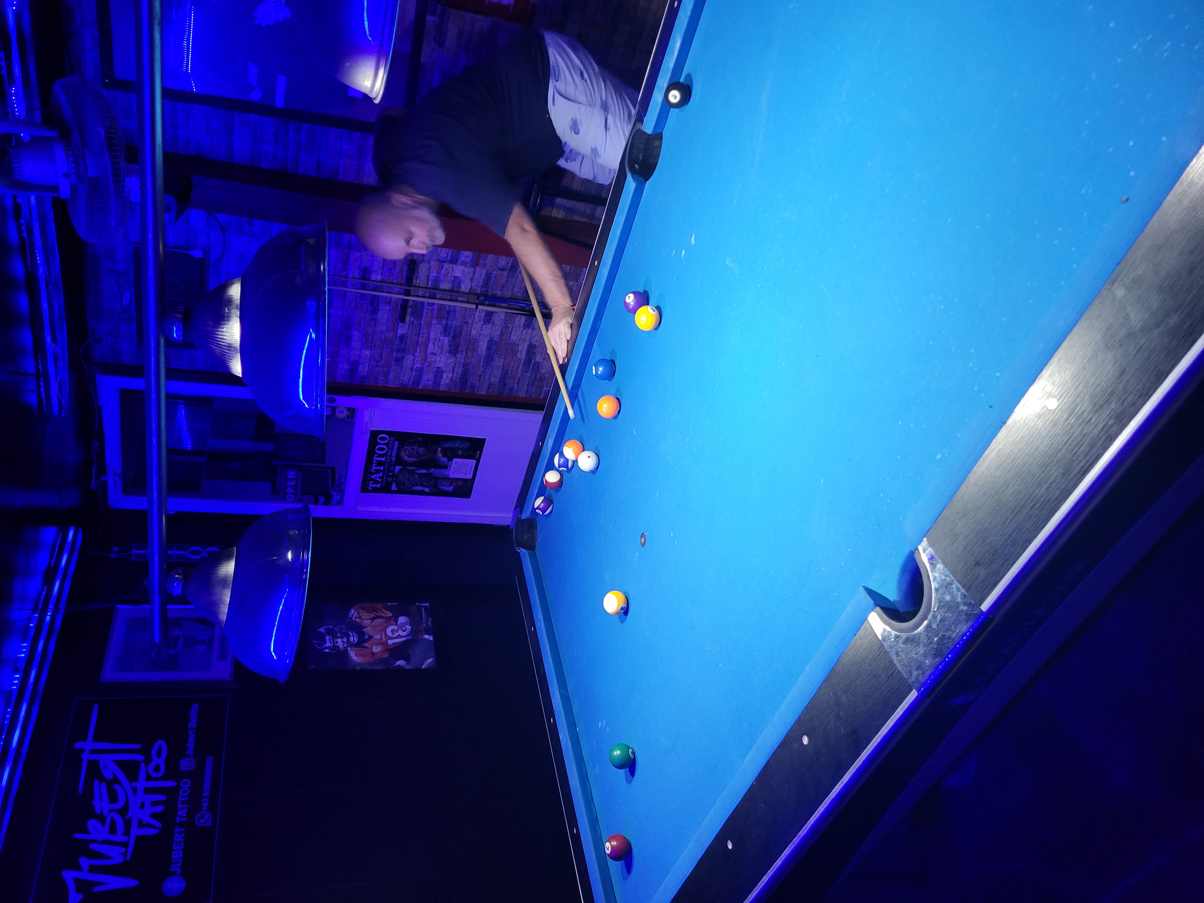 Hung out with a British guy one night and ended up at a sports bar.