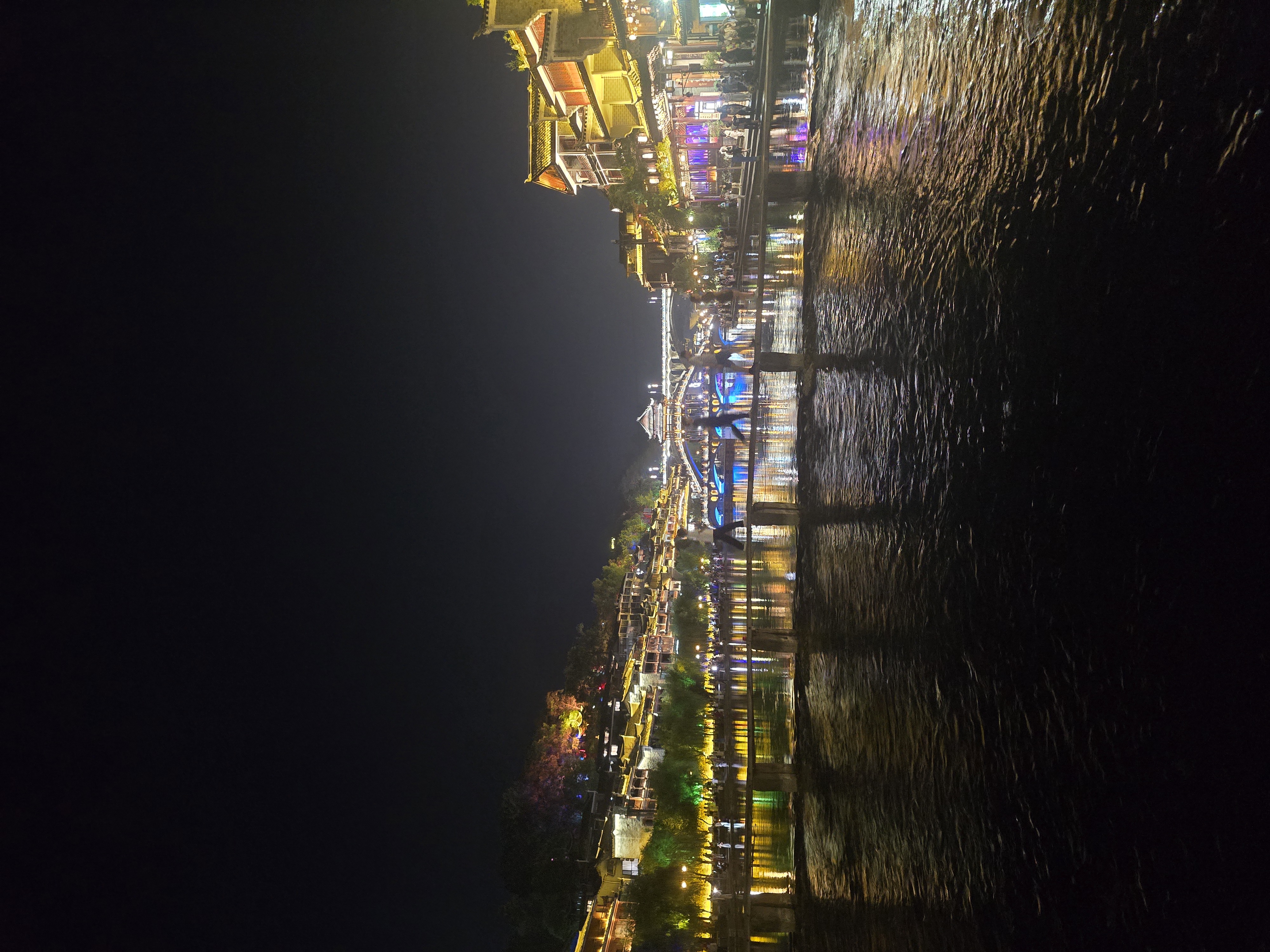 It's amazing how a place can look completely different at night