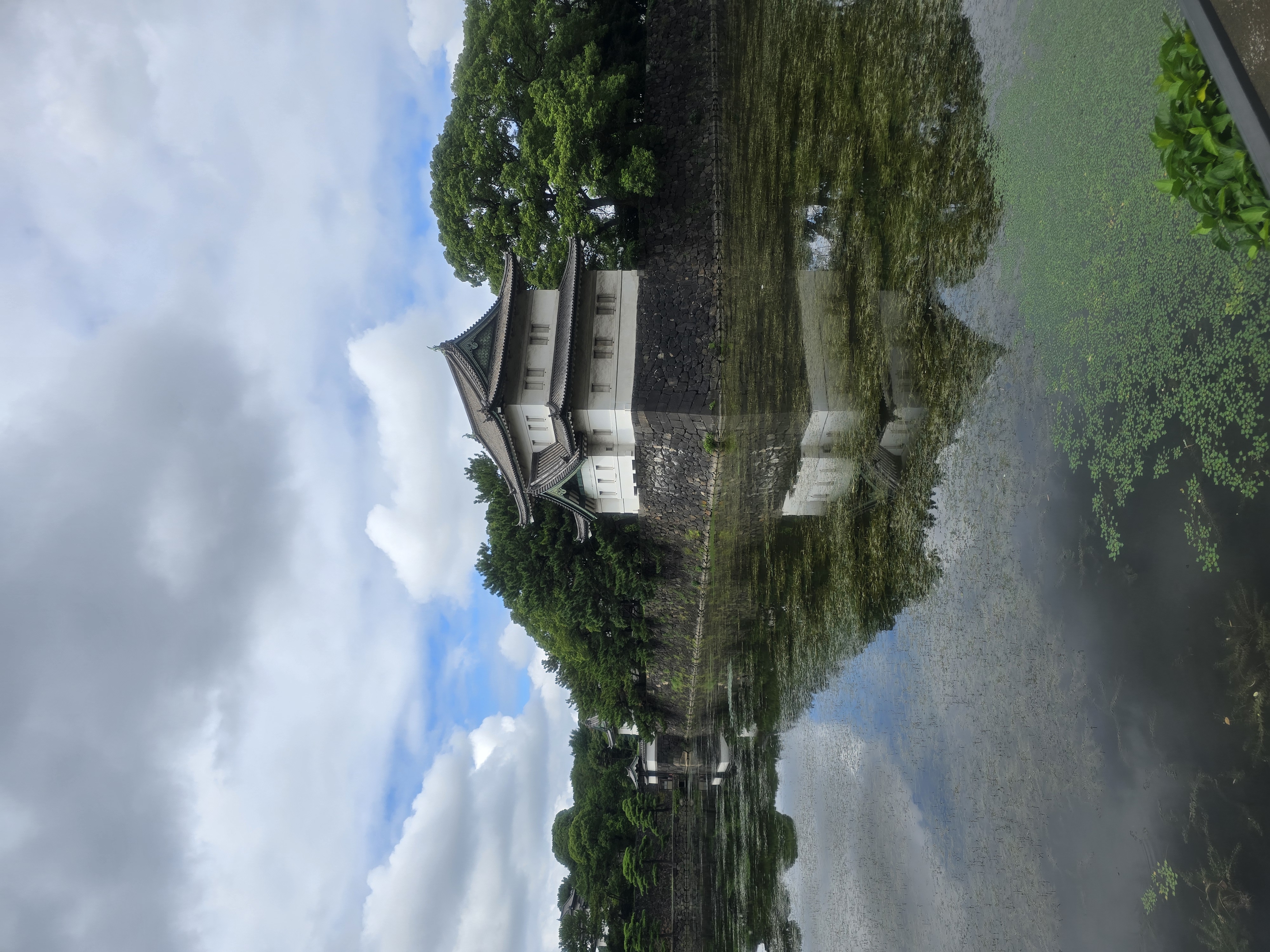 Outside of the Tokyo palace