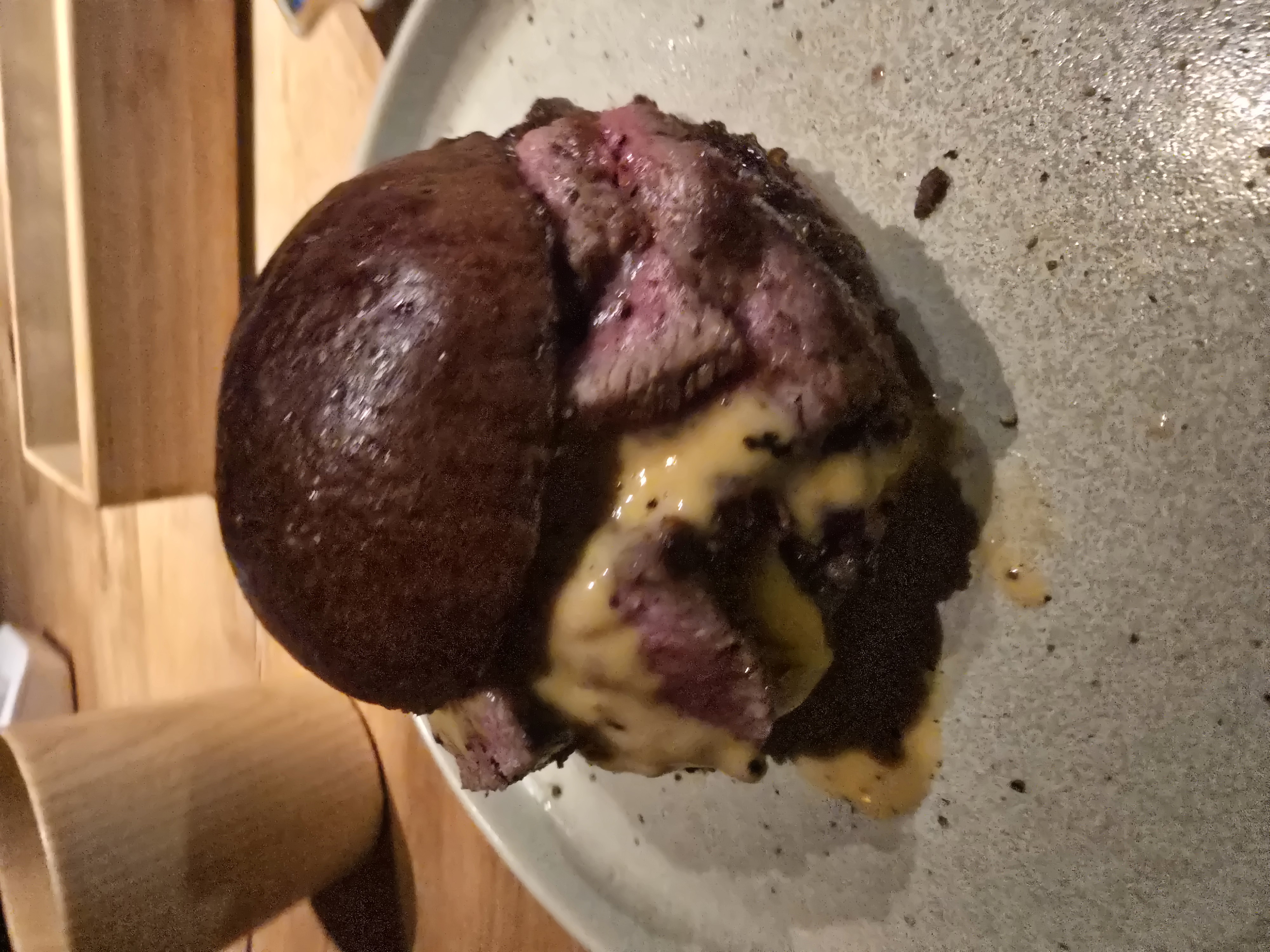 Dry aged wagyu burger